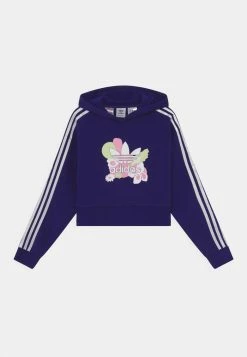 Adidas Originals CROPPED HOODIE - Sweatshirt - Legacy Indigo