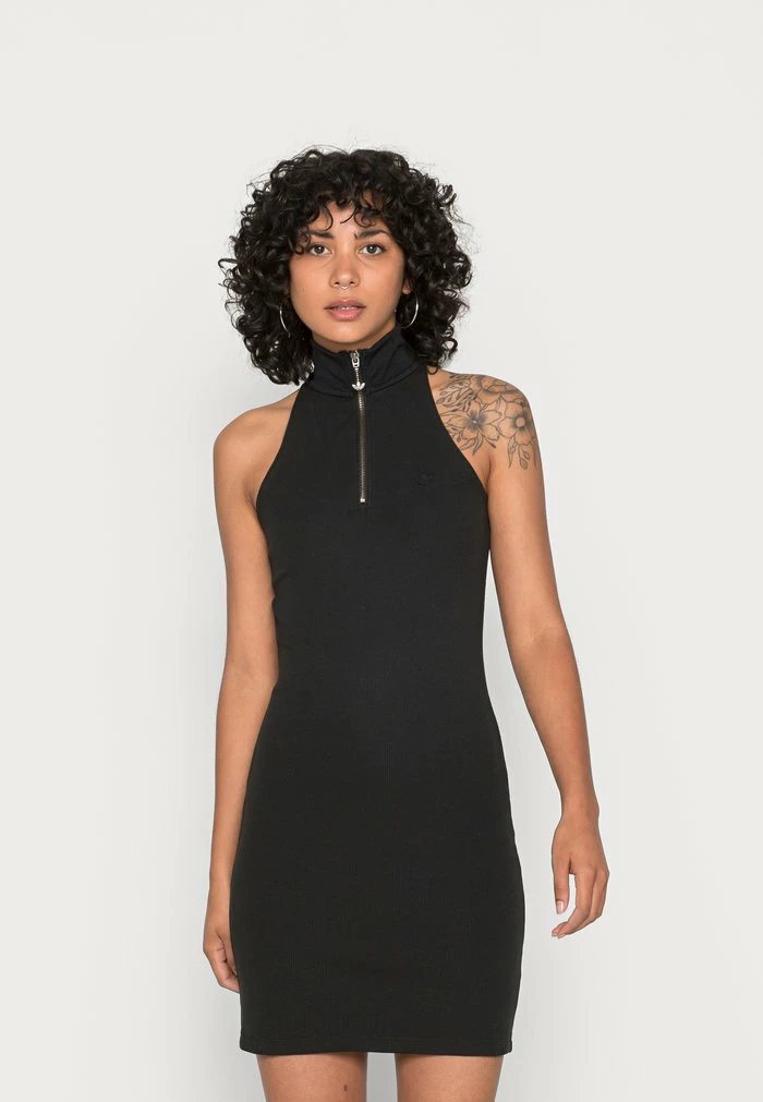 Adidas Originals CONTEMPO DRESS - Jumper Dress - Black 1 Adidas Originals CONTEMPO DRESS - Jumper Dress - Black