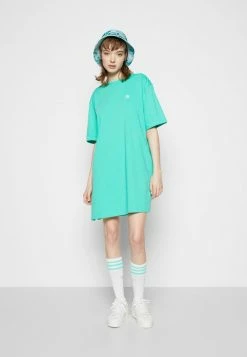 Adidas Originals TEE DRESS - Jersey Dress - Hi-res Green -Adidas Originals Shop f258b5f674c64c9d9e27c22604806ca1