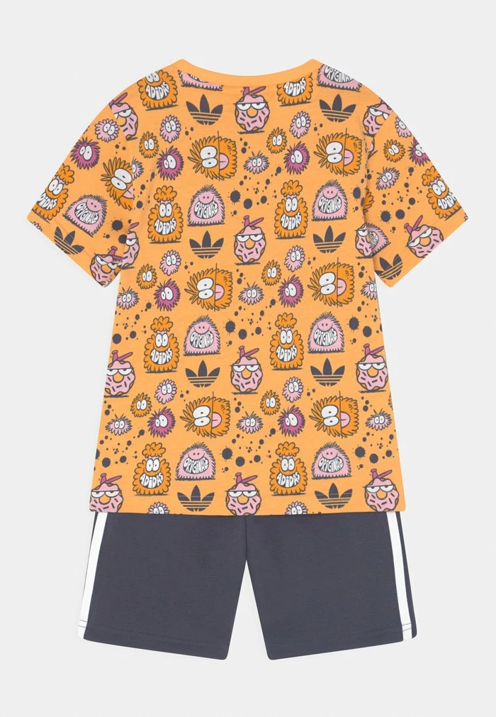 Adidas Originals TEE SET UNISEX - Print T-shirt - Hazy Orange/multicolor/shadow Navy 2 Adidas Originals TEE SET UNISEX - Print T-shirt - Hazy Orange/multicolor/shadow Navy - Image 2