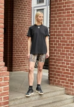 Adidas Originals SNAKETEE - Print T-shirt - Black