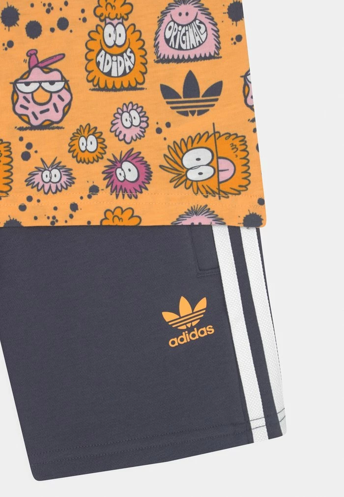 Adidas Originals TEE SET UNISEX - Print T-shirt - Hazy Orange/multicolor/shadow Navy 4 Adidas Originals TEE SET UNISEX - Print T-shirt - Hazy Orange/multicolor/shadow Navy - Image 4