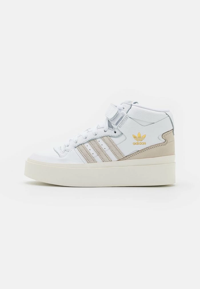 Adidas Originals FORUM BONEGA MID - High-top Trainers - Footwear White/orbit Grey/clear Brown 2 Adidas Originals FORUM BONEGA MID - High-top Trainers - Footwear White/orbit Grey/clear Brown - Image 2