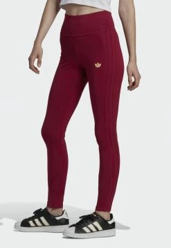 Adidas Originals Leggings - Trousers - Legacy Burgundy