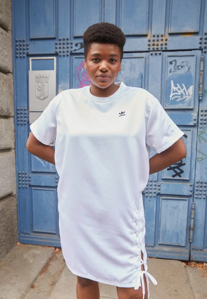 Adidas Originals TEE DRESS - Day Dress - White 1 Adidas Originals TEE DRESS - Day Dress - White