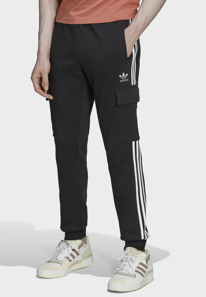 Adidas Originals ADICOLOR 3-STRIPES CARGO SLIM - Tracksuit Bottoms - Black 1 Adidas Originals ADICOLOR 3-STRIPES CARGO SLIM - Tracksuit Bottoms - Black