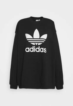 Adidas Originals CREW - Sweatshirt - Black/white -Adidas Originals Shop f5d6952758c3458d98a26152863f4606