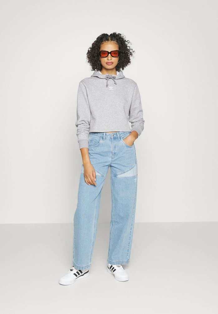 Adidas Originals HOODIE - Hoodie - Grey Heather 2 Adidas Originals HOODIE - Hoodie - Grey Heather - Image 2