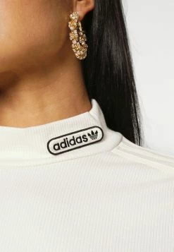 Adidas Originals CROPPED - Long Sleeved Top - White -Adidas Originals Shop f739cc6818b945ad91f91a7492176401
