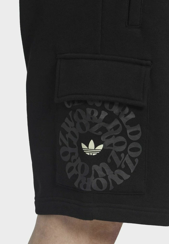 Adidas Originals OZWORLD - Shorts - Black 4 Adidas Originals OZWORLD - Shorts - Black - Image 4