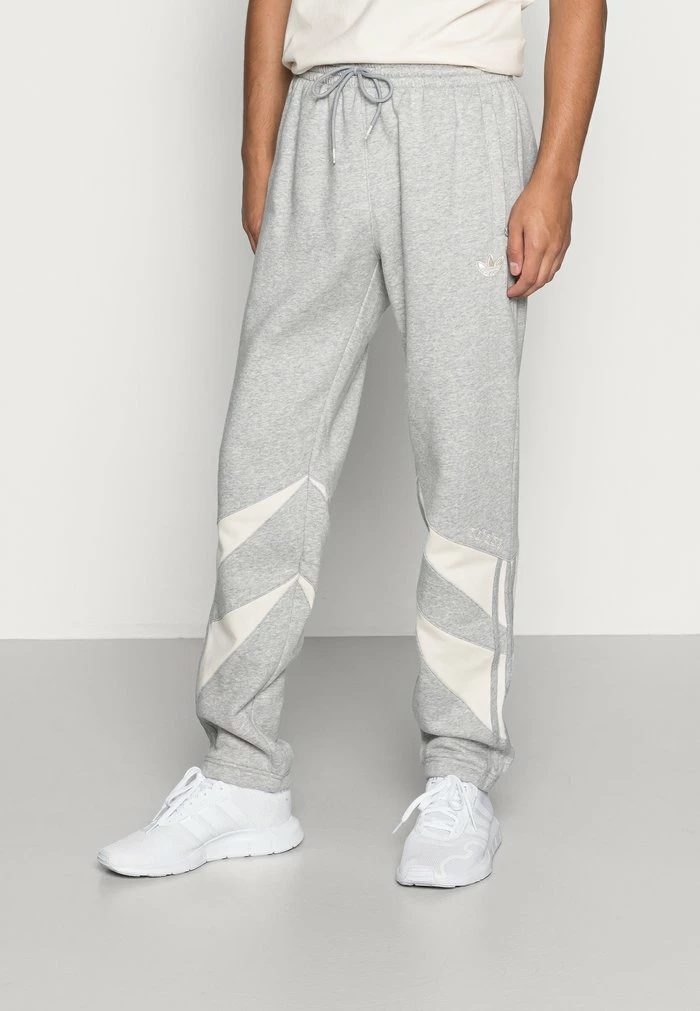 Adidas Originals SHARK PANTS - Tracksuit Bottoms - Medium Grey Heather White 1 Adidas Originals SHARK PANTS - Tracksuit Bottoms - Medium Grey Heather White
