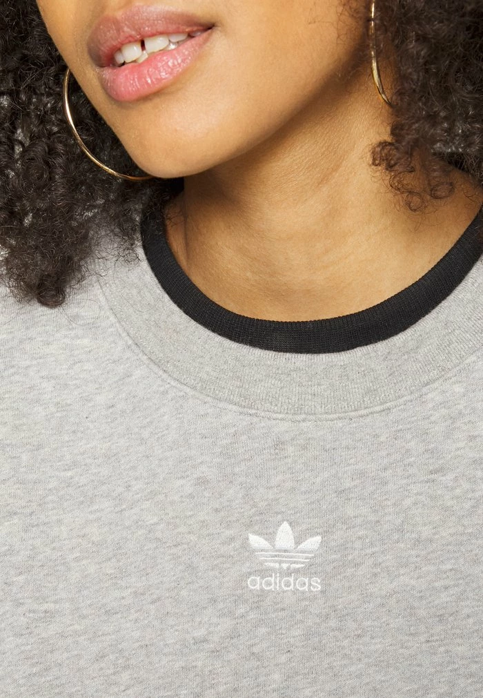 Adidas Originals ADICOLOR ESSENTIALS FLEECE - Sweatshirt - Medium Grey Heather 10 Adidas Originals ADICOLOR ESSENTIALS FLEECE - Sweatshirt - Medium Grey Heather - Image 10