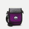 Adidas Originals FLAP BAG UNISEX - Across Body Bag - Black/glory Purple/white