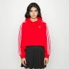 Adidas Originals ADICOLOR CLASSICS CROP - Hoodie - Vivid Red