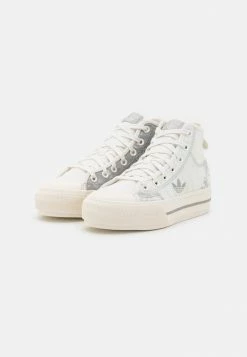 Adidas Originals NIZZA PLATFORM MID - High-top Trainers - Cloud White/metal Grey/grey One -Adidas Originals Shop f94d311a673046f6902e1ad74815eb8f