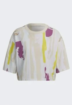 Adidas Originals THEBE MAGUGU CROPPED TEE - Print T-shirt - Multicolour -Adidas Originals Shop f9547fb6745b44b9a3140781698e27c8