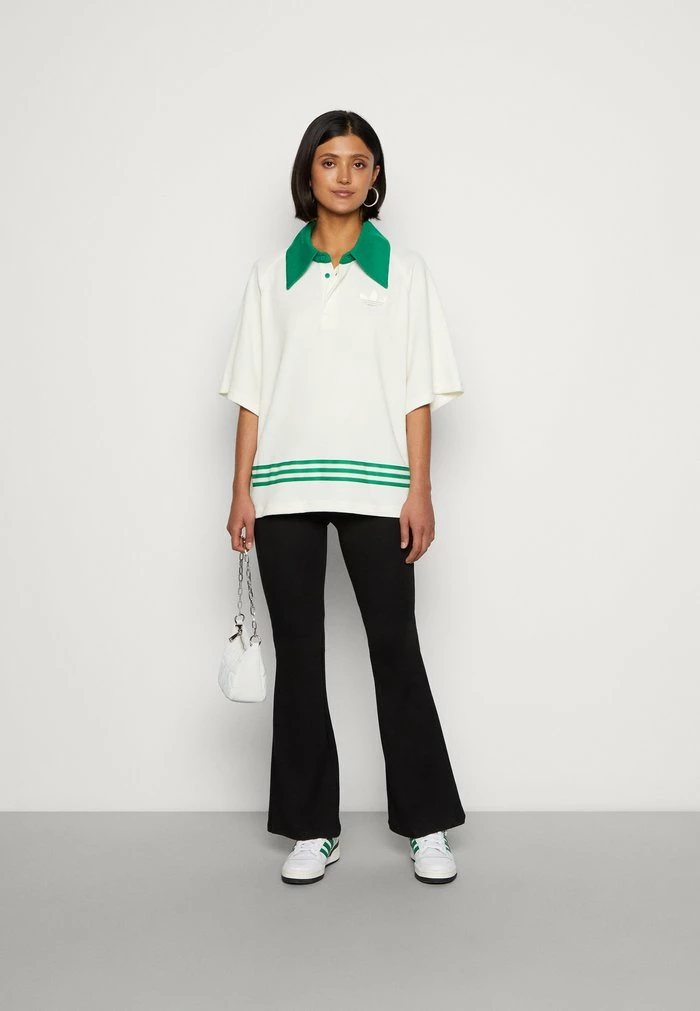 Adidas Originals 70S PACK - Polo Shirt - Cream White 2 Adidas Originals 70S PACK - Polo Shirt - Cream White - Image 2