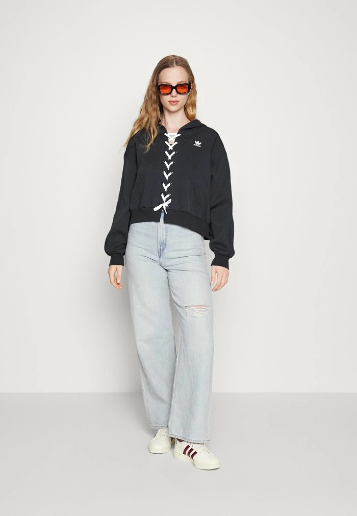 Adidas Originals HOODIE - Sweatshirt - Black 2 Adidas Originals HOODIE - Sweatshirt - Black - Image 2