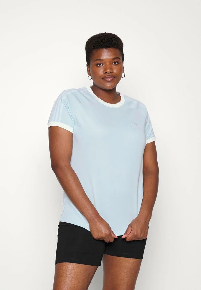 Adidas Originals SLIM TEE - Print T-shirt - Almost Blue 1 Adidas Originals SLIM TEE - Print T-shirt - Almost Blue