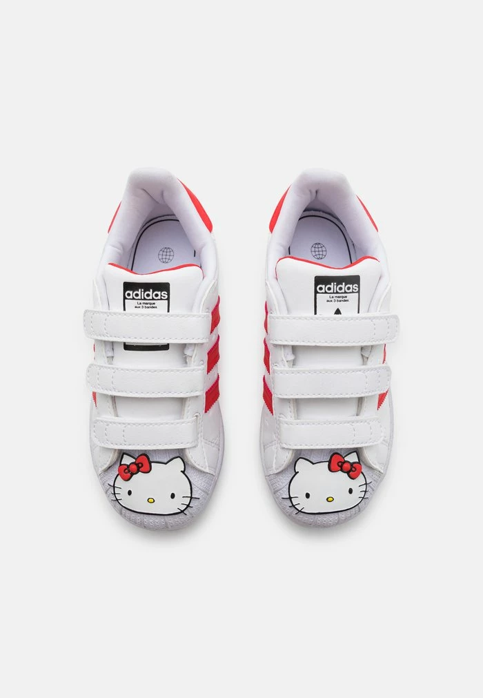 Adidas Originals SUPERSTAR CF UNISEX - Trainers - White/vivid Red/core Black 4 Adidas Originals SUPERSTAR CF UNISEX - Trainers - White/vivid Red/core Black - Image 4