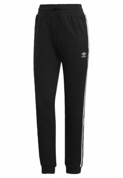 Adidas Originals SLIM CUFFED JOGGERS - Tracksuit Bottoms - Black -Adidas Originals Shop fc949f56ebce4d358bdcab79d1c4f965