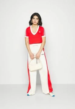 Adidas Originals TRACK PANTS - Tracksuit Bottoms - White/vivid Red -Adidas Originals Shop fca21a8655914bd0a2148f21c1483930