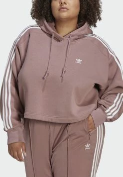 Adidas Originals ADICOLOR CLASSICS PLUS SIZE - Hoodie - Pink -Adidas Originals Shop febcf67119a64438b76955e1f94c8e46