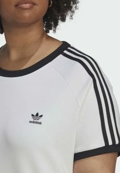 Adidas Originals CLASSICS SLIM 3-STRIPES PLUS SIZE - Print T-shirt - White 11 Adidas Originals CLASSICS SLIM 3-STRIPES PLUS SIZE - Print T-shirt - White -Adidas Originals Shop feca800aa1fe4238920c68c0fe0c3319