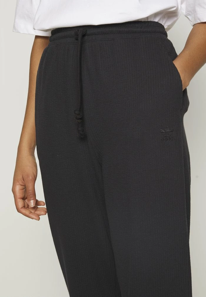 Adidas Originals CUFFED RIB PANT - Tracksuit Bottoms - Black 8 Adidas Originals CUFFED RIB PANT - Tracksuit Bottoms - Black - Image 8