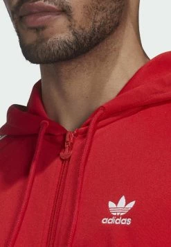 Adidas Originals Zip-up Sweatshirt - Red -Adidas Originals Shop fedd7e30afcc48299fe89e9e61beba74