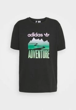 Adidas Originals MOUNT TEE - Print T-shirt - Black -Adidas Originals Shop ff5894036d6f4188945b758270d5c78c