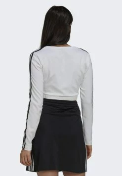 Adidas Originals LONG SLEEVE - Long Sleeved Top - White -Adidas Originals Shop ffa2544e47e3448c8f99062663b304ef