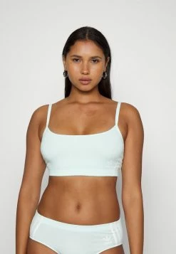Adidas Originals SCOOPED BRALETTE - Bustier - Almost Blue